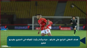 هدف الأهلي الرابع على فاركو.. جراديشار يثبت تفوقه في الدوري بفيديو مميز